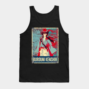 Rurouni Kenshin in Hope Style Distressed Tank Top